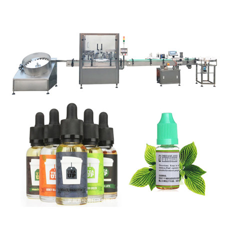 automatic small bottle volume perfume filling capping and labeling machine