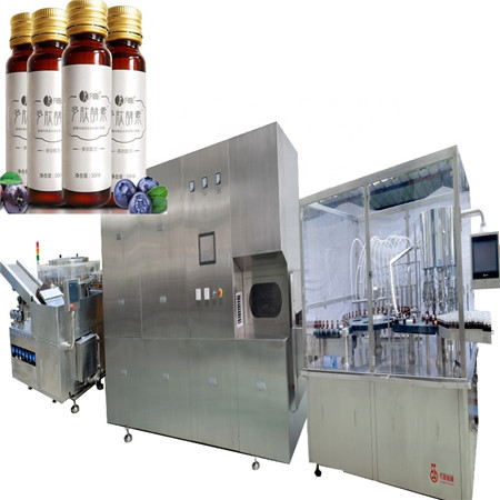 Glass bottle filling capping line small bottle 10ml 30ml 60ml E-Liquid Smoke Juice Chubby gorilla