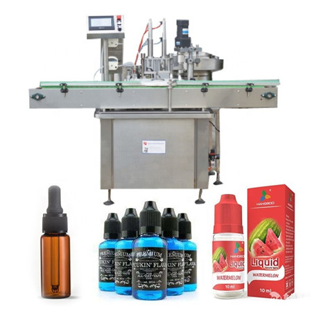 High quality small scale 30ml bottle eye drop liquid vial water filling capping machine