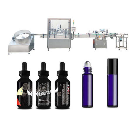 automatic vials e liquid filling capping machine