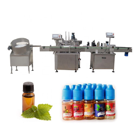 Automatic liquid soap 10ml small glass bottle filling machine