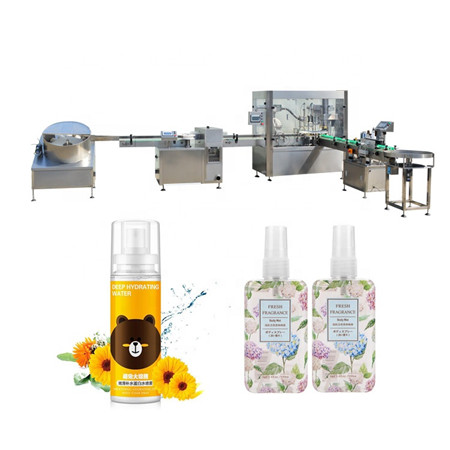 Alcohol Bottle Washing Filling Capping 3 in 1 Monoblock Machine