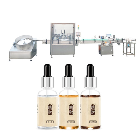 cream cosmetic filling sealing machine automatic four filling heads vial filling and capping machine