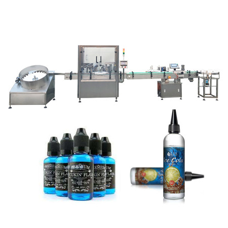 Automatic Cold Lotion E Liquid Filling Machine