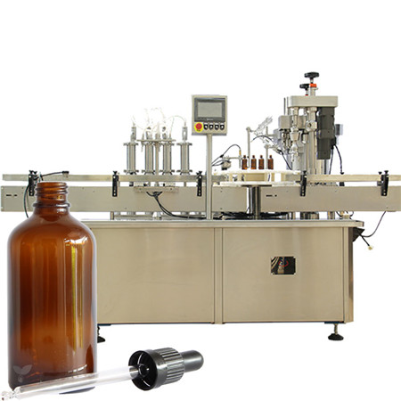 Electric 5-30ml dropper oil bottle liquid chemical filling machine