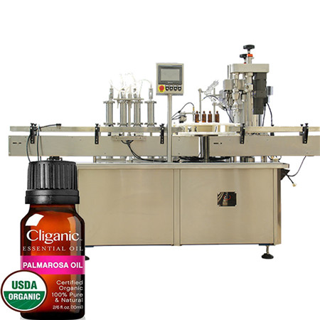 Fully automatic liquid filling machine small dose 15ml tincture bottle 30ml cbd oil bottling filling capping machine