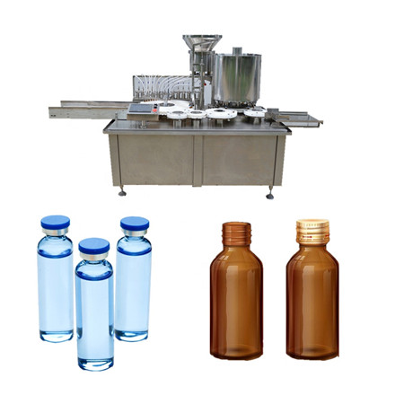 Food grade flavor full automatic e liquid production line vial bottle filling capping machine