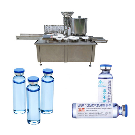Automatic Oral Liquid filling and sealing machine for glass vial bottle filling and capping machine